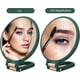 thumbnail image 2 of Espejo de mano con aumento de 15x, doble cara, pedestal y espejo de maquillaje de imagen real, compacto y portátil., 2 of 5