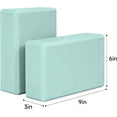 thumbnail image 4 of Leikefitness Yoga Blocks 2 Pack,Lightweight-High Density Eva Foam Soft Non-Slip for Yoga, Pilates, Meditation 9"×6"×3", 4 of 6