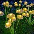 thumbnail image 1 of Solar Mushroom Garden Lights, Dual Mode LED Weather-Resistant Jellyfish Decor for Yard Patio Pathway, 1 of 7