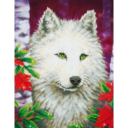 UPC: 4897073240831 | DIAMOND DOTZ® White Wolf Diamond Painting Kit