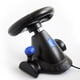 thumbnail image 4 of Volante de juego de carreras Simulador de pedales de volante de carreras de para juegos para PS3, doble Motor, súper agarre, 4 of 7