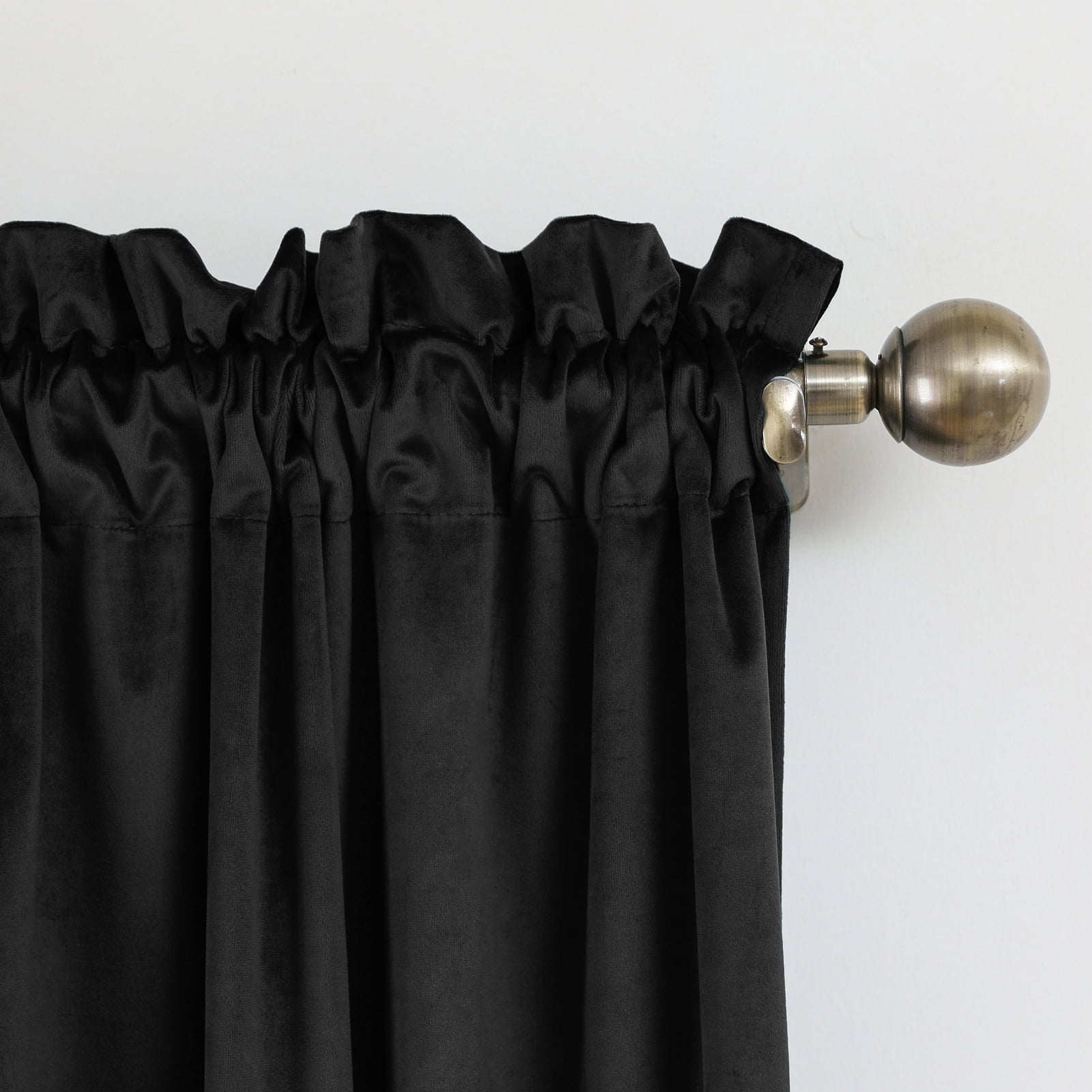 PLEASANT BOULEVAD Rod Pocket Curtains , 52" x 84", 2 Panels