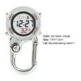 thumbnail image 7 of Happy Date Clip on Digital Carabiner Watch Backpack Fob Belt Waterproof and Shockproof Pocket Clip-on Quartz Watch Glow in The Dark with Compass Alarm Clock Date Week for Outdoor Sports, 7 of 7