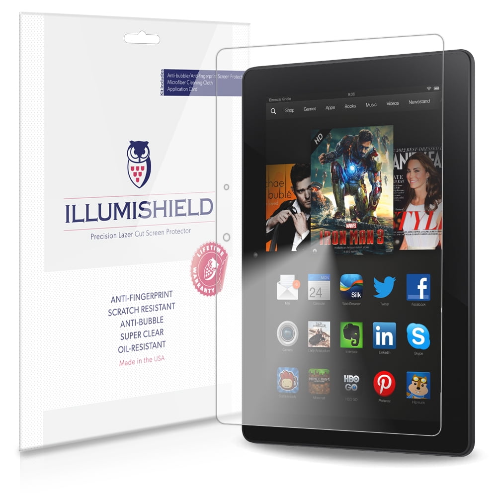 iLLumiShield Screen Protector HD 2x for Amazon Kindle Fire HDX 8.9 (LTE