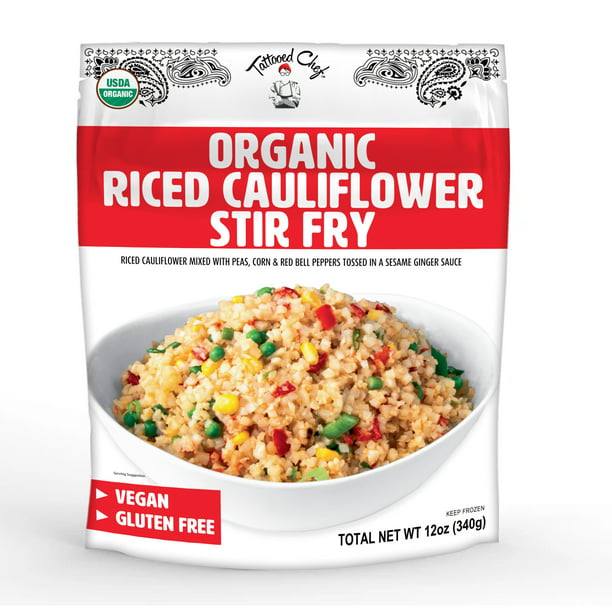 Tattooed Chef Tc Organic Riced Cauliflower Stir Fry Walmart Com Walmart Com