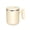 Beige, variant on Beige Stainless Steel Rechargeable Mixing Cup 400Ml Usb Electric Blender For Coffee Protein Shake Insulated Travel Thermoss Cup