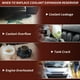 thumbnail image 5 of Tanque de expansión de refrigerante Unique Bargains con 2 tapas para Maserati Ghibli V6 3.0L 2014-2018 No.670031651, 5 of 7