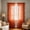 Orange, variant on Soft Coffee Lace Curtains, Lightweight Sheer Lace Curtains with Floral Pattern, French Curtains Lace for Kitchen Bay Window Living Room Bedroom
