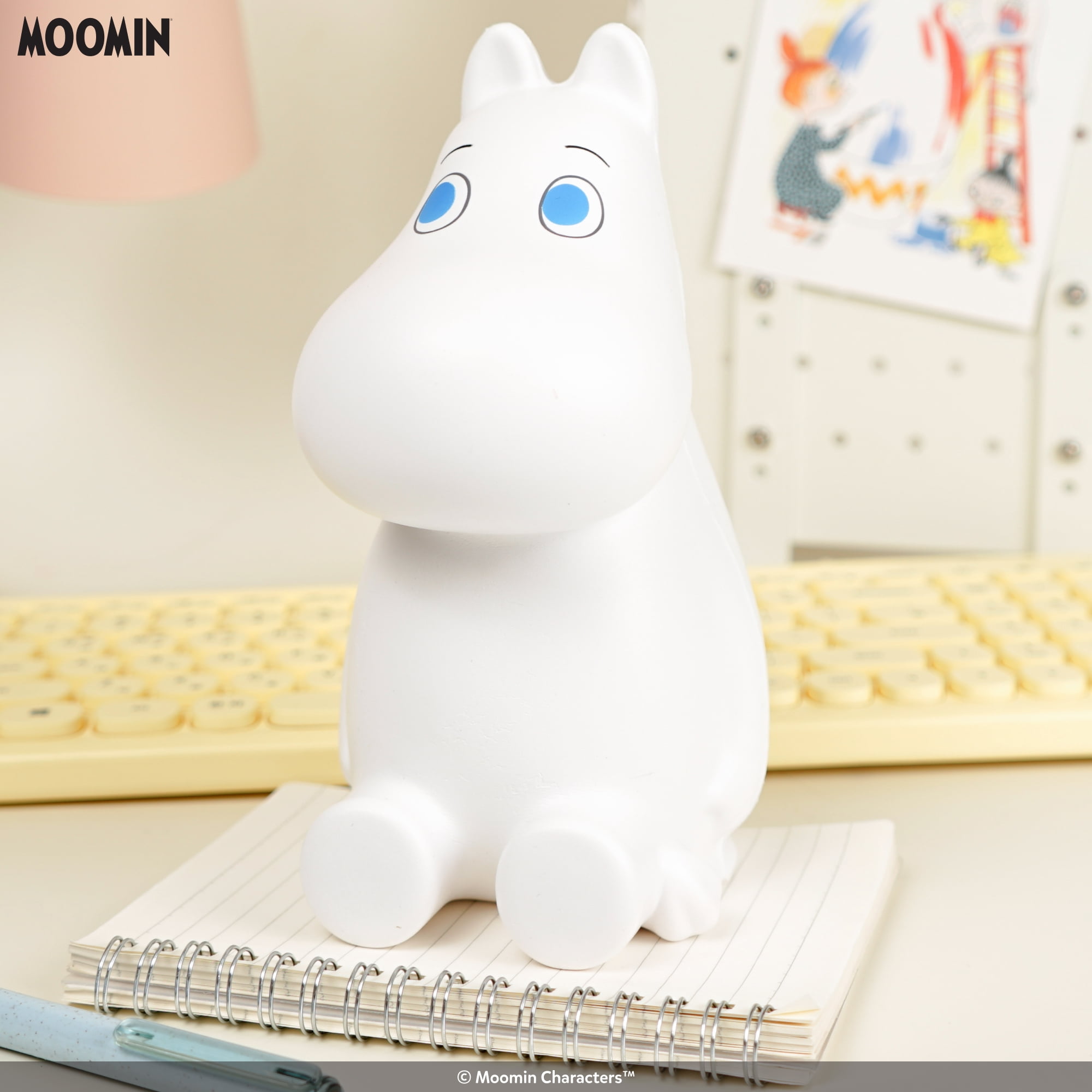 Hamee Moomin Squishy Toy Collectible Slow Rising Cute SquiSHU Jumbo Birthday Gift, Party Favors, Stress Relief