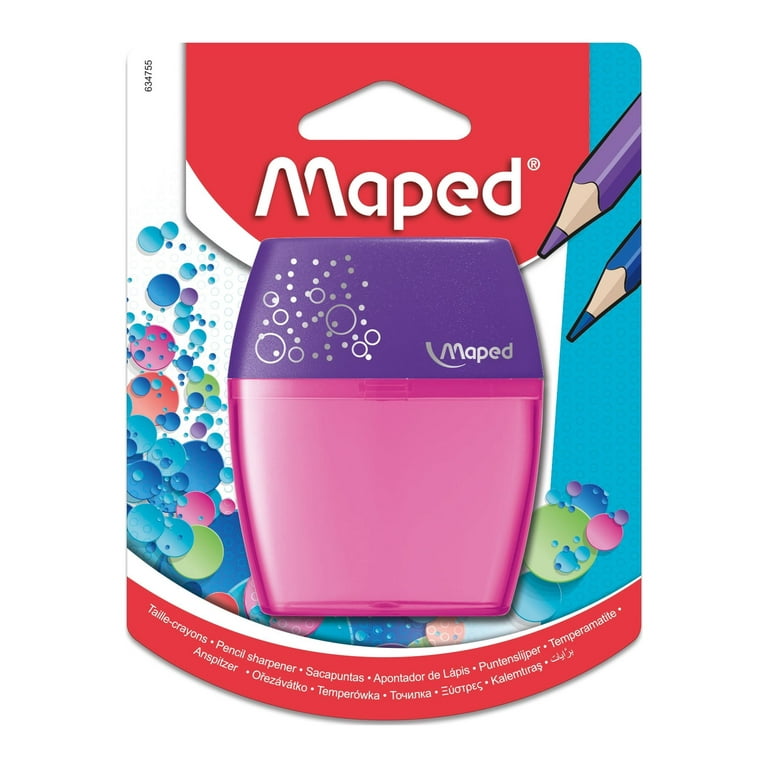TAILLE CRAYON 2 TROUS AVEC RESERVE MAPED