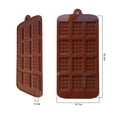 thumbnail image 2 of Moldes Molde De Chocolate Rectángulo Antiadherente Silicona Waffle Bar Molde Para Pastel DIY Herramienta Para Hornear, 2 of 6