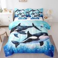 thumbnail image 1 of YST Dessin Animé Killer Whale Ensemble de Literie 7 Pcs, Thème Océan, Simple, 1 of 4