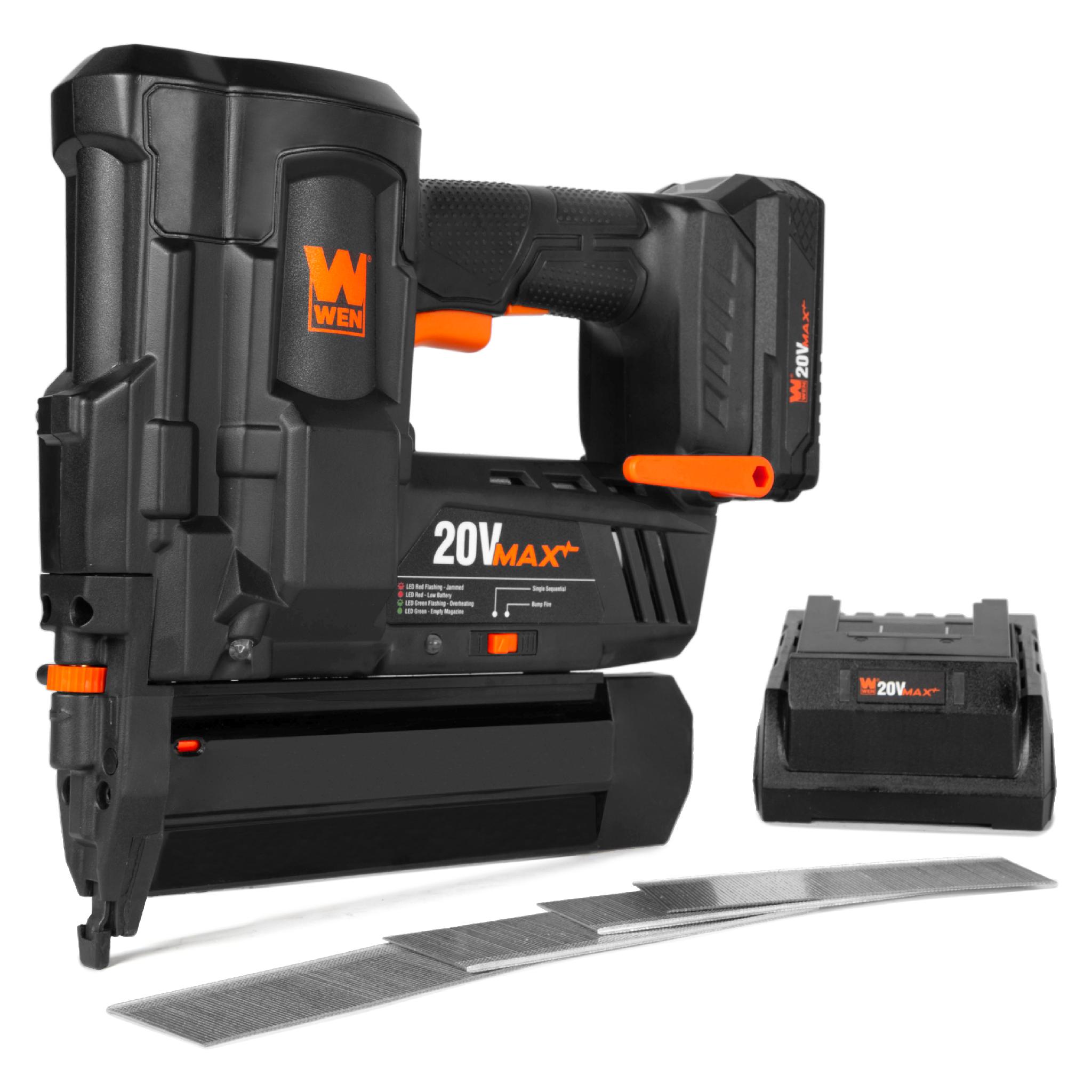 WEN 20V Max Cordless 18-Gauge Brad Nailer Kit photo 1