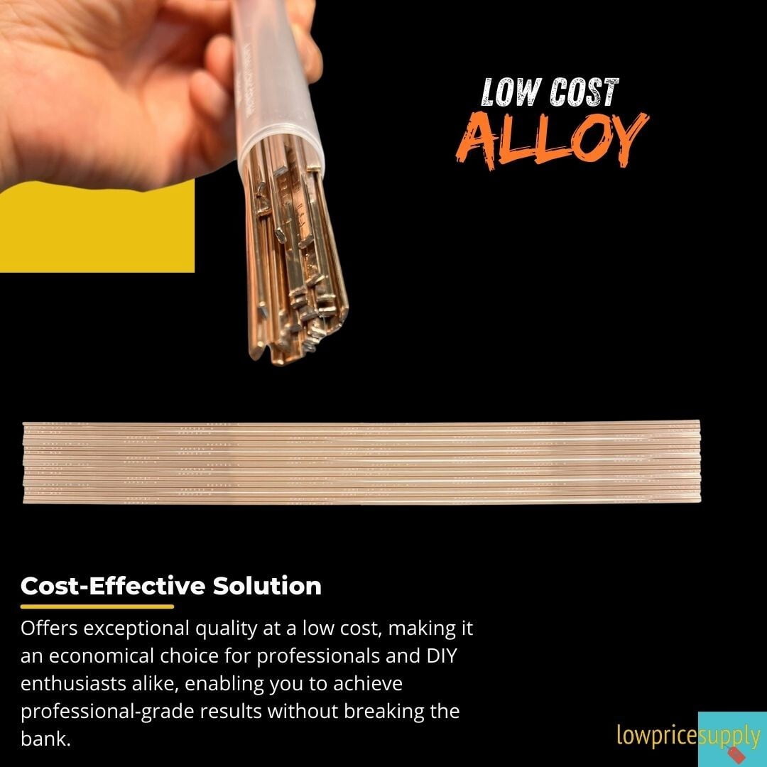 28 Sticks Premium 0 Silver PhosCopper Brazing Alloy, Suitable for Most Copper