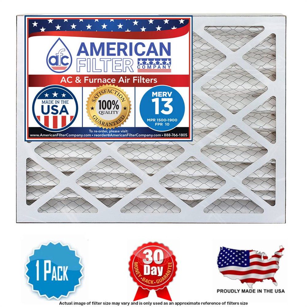 American Filter Company Brand Compatible to 12x20x2 Air Filters MERV 13 (MPR 1900 FPR 10) Type
