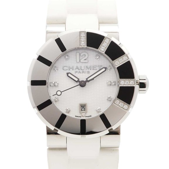 Pre-Owned Chaumet Class One W17224-33E White Dial Women's Watch