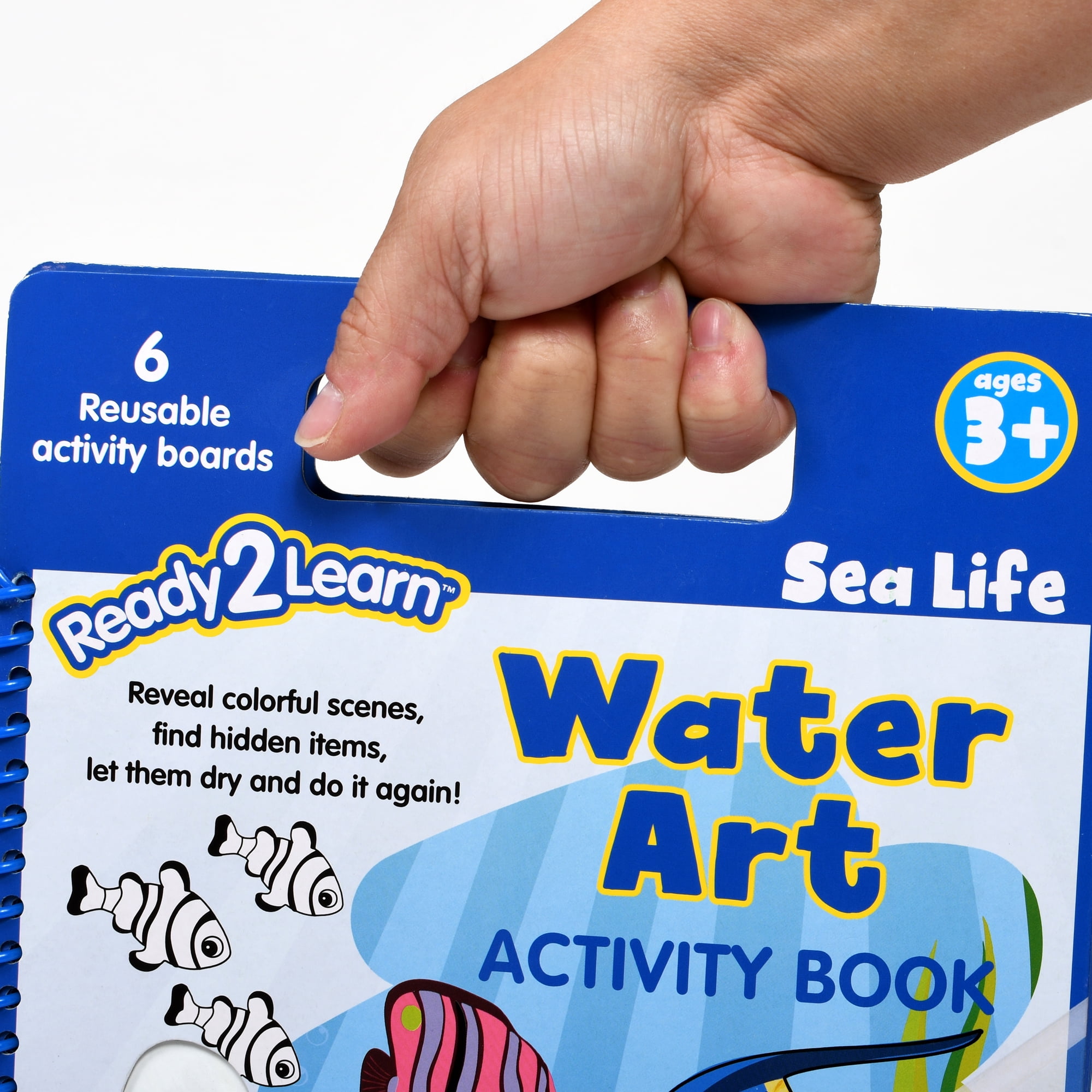 READY 2 LEARN Water Art Activity Book - Sea Life, Pack of 6