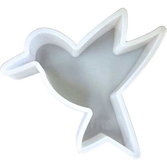 Hummingbird Summer Freshie Silicone Mold for Scented Aroma Beads Car Candle, Soap Oven Safe to Bake Heat Resistant to 400 F 3 x 4 x 1 inch