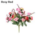 thumbnail image 2 of Gwong Decoración hogareña 1 Ramo de 21 cabezas Hogar Decoración de la boda Fake Artificial Rose Flowers Blossoms Gwong 8103656, 2 of 6