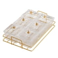 thumbnail image 1 of DOLITY Appetizer Serving Tray with Rack Seasoning Jar for Party Living Room Wedding Clear, 1 of 9