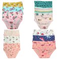 thumbnail image 4 of 12-Pack Cotton Briefs for Fashion-Forward Toddlers and Little Girls, Sizes 2T-7T - B&Q, 4 of 5