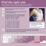 Tytex CAREFIX Sophia Front Close Post-op Compression Vest 3342 White/Small