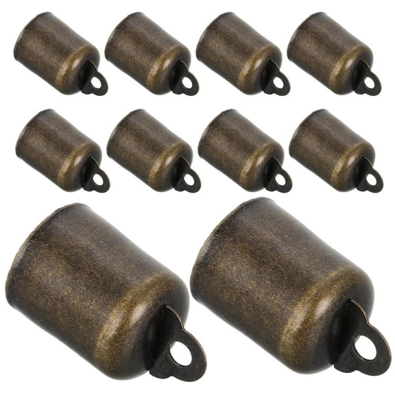 HEMOTON 10pcs Vintage Bells Christmas Tree Jingle Hanging Bells Door Bells for DIY Crafts