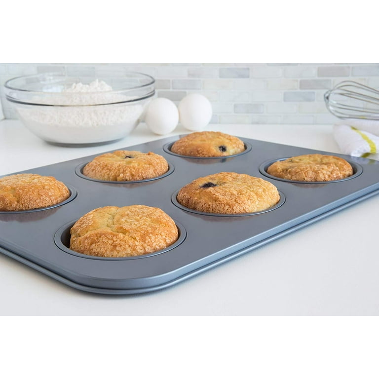 Crofton 48 Count Mini Cupcake Muffin Pan Baking Cooking 21.6 x 15.7 x  0.9