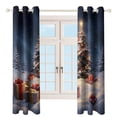 thumbnail image 4 of Merry Christmas Snowman Christmas Tree Luxury Window Curtains Blinds for Living Room Kids Bedroom Bathroom Kicthen Door Home Decor 2 Panels, 4 of 6