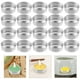 thumbnail image 5 of 500 latas de aluminio para velas de té, recipientes vacíos para velas de té, para hacer velas (plateadas), 5 of 8