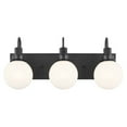 thumbnail image 2 of Hex 3-Light Bathroom Vanity Light in Black, 2 of 8