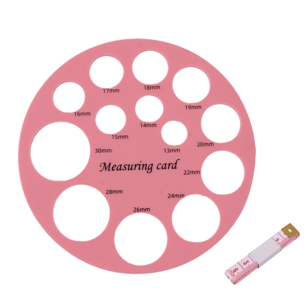 Misright Silicone Nipple Measuring Card Breast Pump Flange Circle Ruler Sizing Tools