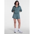 thumbnail image 4 of Avia Women's Plus Size Cropped Zip Hoody, Sizes 1X-4X, 4 of 7