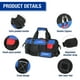 thumbnail image 4 of Bolsa para herramientas WORKPRO cierre en la parte superior boca ancha 45 cm con correa para el, 4 of 9