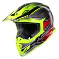 thumbnail image 2 of Casco GLX GX23 Dirt Bike Todoterreno Motocross ATV DOT (amarillo dorado, grande), 2 of 4
