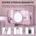 thumbnail image 7 of Entronix 2-in-1 Magnetic Shiny Clear Case Compatible with iPhone 15 Plus with Screen Protector, Rose, 7 of 7