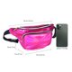 thumbnail image 2 of Riñonera holográfica para mujer y hombre, riñonera brillante de PVC resistente al agua, riñonera láser con cinturón ajustable para viajes, fiestas, festivales, carreras y senderismo, 2 of 4
