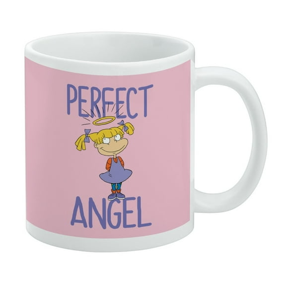 Rugrats Perfect Angel Ceramic Coffee Mug, Novelty Gift Mugs for Coffee, Tea and Hot Drinks, 11oz, White