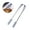 style1, variant on FACEGA Metal Tongs,Soft Silicone Tong Tips 304 Stainless Steel Serving Tongs,U Form Grip 5" Grilling Tongs,For Pick Up, Sugar Cubes, Milk Balls,Style1