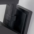thumbnail image 5 of Vintage Wall Light with E26 Lamp Holder, Glass Shade, Black Rectangular Base, Waterproof and Dustproof, Indoor/Outdoor Porch Light, 60W Max, 5 of 7