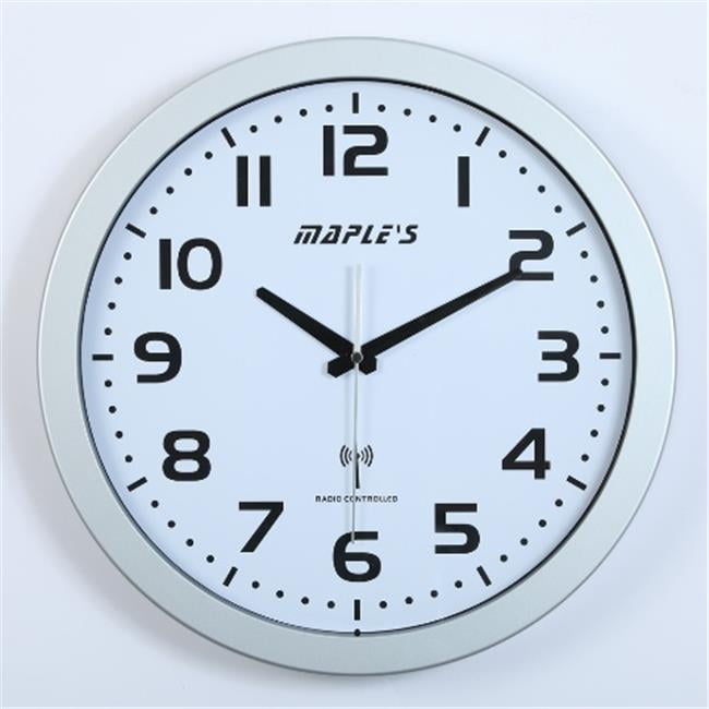 Maples Clock WRC107 15 in. Radiocontrolled Wall Clock Walmart Canada