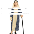 thumbnail image 3 of EnJoCho Kids Role Play Long Robe with Head Scarf Biblical Nativit𝗒 𝖲hepherd Wise Man Dress Up Outfit for Boys Girls Christmas Pageant Performance, 3 of 5