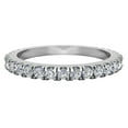 thumbnail image 4 of 0.55 CTW Diamond Wedding Band 18K White Gold ( G , VS1 ), 4 of 5
