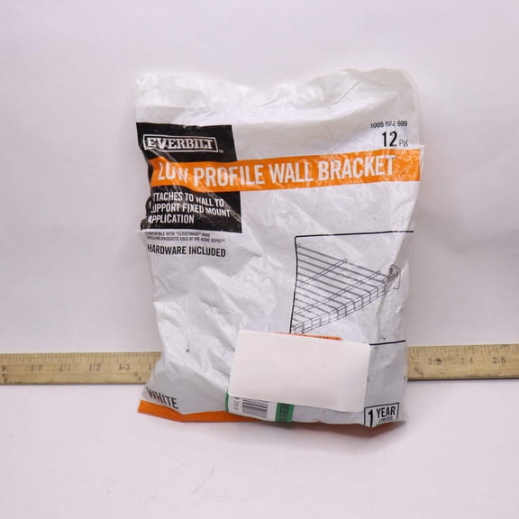 Everbilt Low Profile Wall Bracket - Contractor-Package of 12