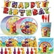thumbnail image 2 of Teletubbies decoración de fiesta de cumpleaños para niños, vasos de papel, plato, tenedor, cuchillo, globo, mantel, bandera para pastel, colocación, suministros para niños, 2 of 4