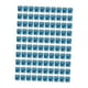 thumbnail image 3 of 100 piezas de anillos de aluminio para patas de paloma, para pollo, pato y canario. América azul, 3 of 8