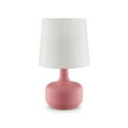 thumbnail image 1 of Benzara BM209050 Contemporary Table Lamp with Pot Belly Base with Matte Pink Finish, Pink, 1 of 2