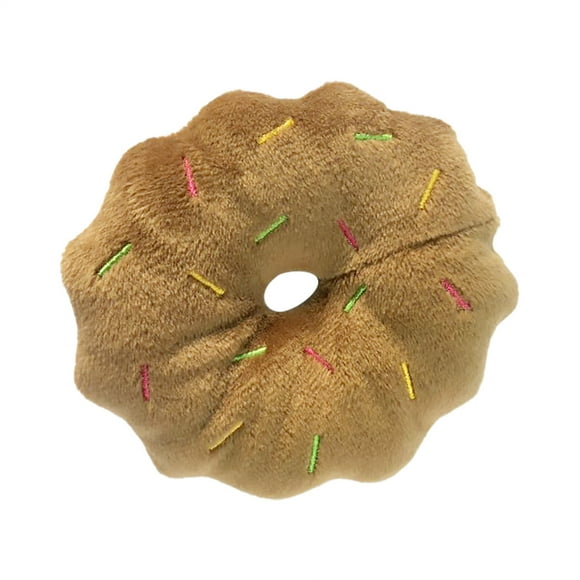 SIfdSeng Pet Dog Plush Vocal Donut Animal Cartoon Biteresistant Pet Cat Dog Toy Supplies Dog Plush Toy Puppy Chew Toys Dog Puzzle Toy