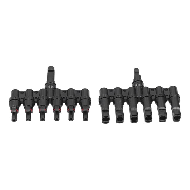 Conector de rama impermeable, cable de rama de 1 a 6 Conector de rama Conector de rama Rendimiento finamente ajustado