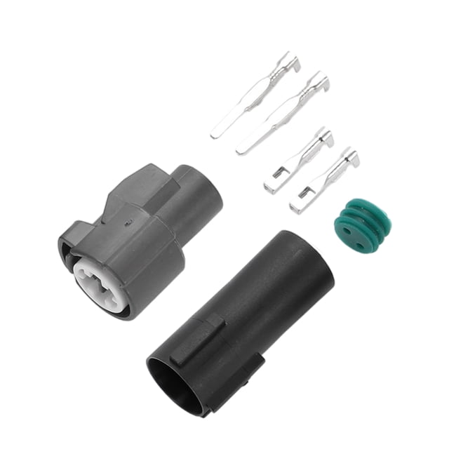 Conector de sensor de presión de aceite de 2 pines Unique Bargains, conector de terminal de cable macho hembra para Honda Civic 1 juego